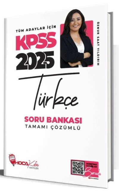 2025 KPSS Türkçe Tamamı Çözümlü Soru Bankası Hoca Kafası Yayınları
