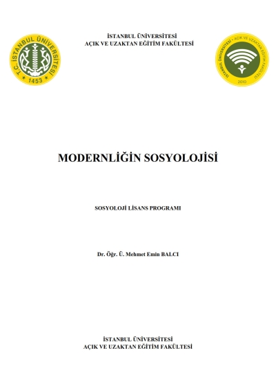 Modernliğin Sosyolojisi Fotokopi GO - Tüm Sınavlarda Daha İleriye