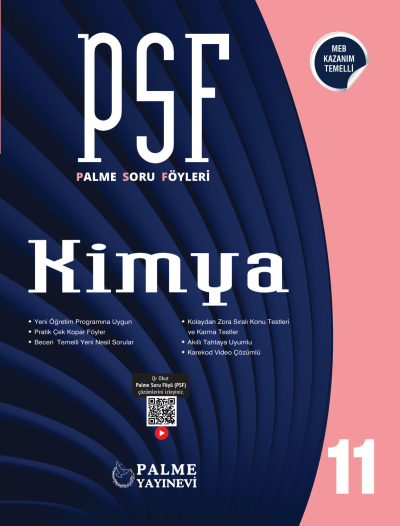 11. Sınıf Kimya PSF Palme Soru Föyü Fotokopi GO - Tüm Sınavlarda Daha İleriye