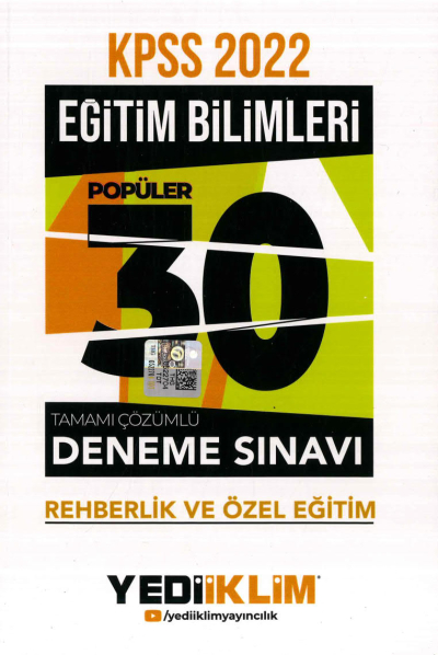 REHBERLİK 30'LU DENEME SINAVI TAMAMI ÇÖZÜMLÜ Fotokopi GO - Tüm Sınavlarda Daha İleriye