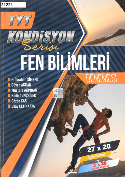 TYT Fen Bilimleri Kondisyon 27x20 Deneme Fotokopi GO - Tüm Sınavlarda Daha İleriye