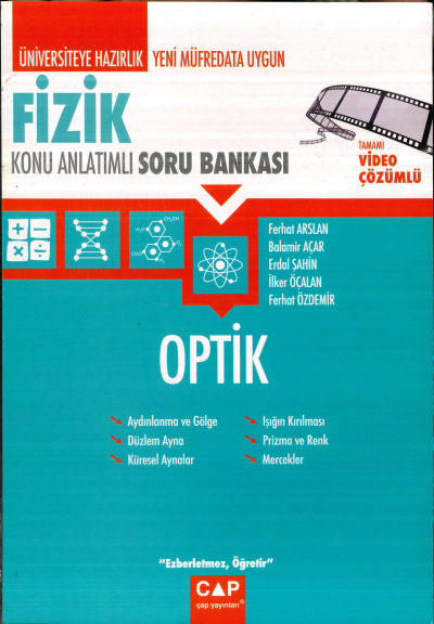 TYT-AYT FİZİK OPTİK KONU ANLATIMLI SORU BANKASI Fotokopi GO - Tüm Sınavlarda Daha İleriye