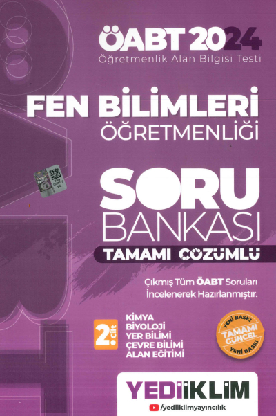 FEN BİLİMLERİ ÖĞRETMENLİĞİ SORU BANKASI TAMAMI ÇÖZÜMLÜ Fotokopi GO - Tüm Sınavlarda Daha İleriye