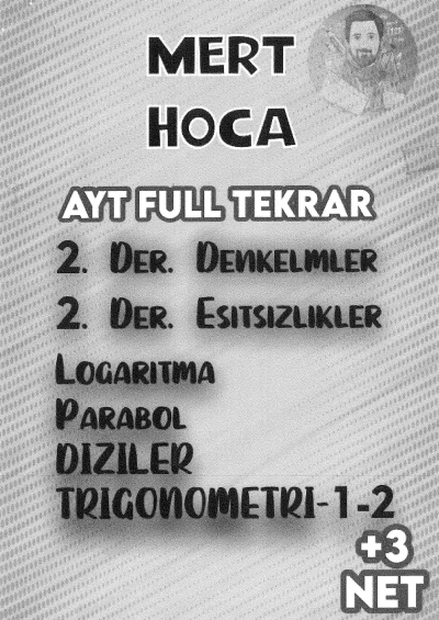 Mert Hoca AYT Full Tekrar Fotokopi GO - Tüm Sınavlarda Daha İleriye