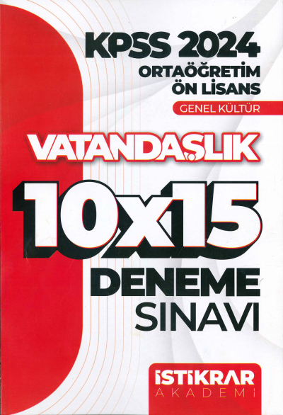 VATANDAŞLIK 10*15 DENEME Fotokopi GO - Tüm Sınavlarda Daha İleriye