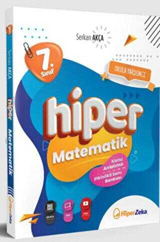 7. Sınıf Hiper Matematik Konu Anlatımlı Etkinlikli Soru Bankası Hiper Zeka Yayınları