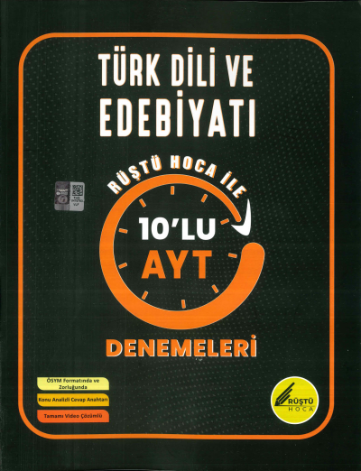 AYT Türk Dili ve Edebiyatı 10 lu Denemeleri Rüştü Hoca