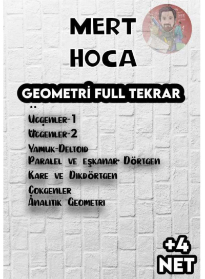 Mert Hoca Geometri Full Tekrar Fotokopi GO - Tüm Sınavlarda Daha İleriye
