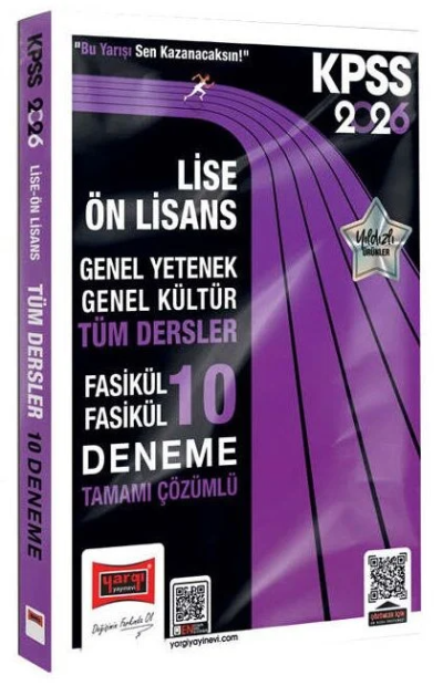 2026 KPSS GKGY Lise Ön Lisans Tüm Dersler Fasikül Fasikül Tamamı Çözümlü 10 Deneme Yargı Yayınları Fotokopi GO - Tüm Sınavlarda Daha İleriye