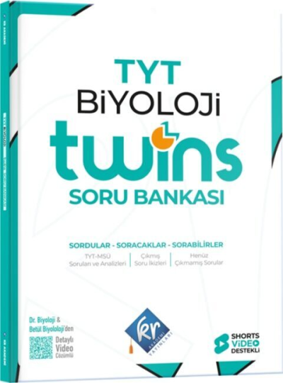 TYT Twins Biyoloji Soru Bankası KR Akademi Yayınları Fotokopi GO - Tüm Sınavlarda Daha İleriye