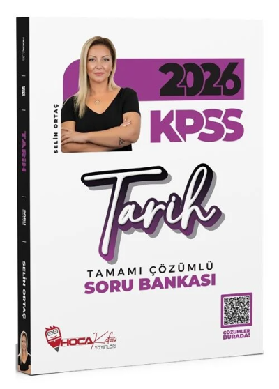 2026 KPSS Tarih Soru Bankası Çözümlü Selin Ortaç Hoca Kafası Yayınları