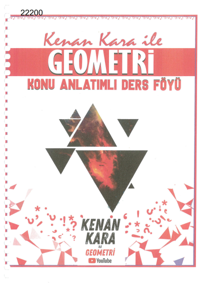 Kenan Kara İle Geometri 2022 Güncel Baskı #2022 Tayfa KONU ANLATIMLI DERS FÖYÜ Fotokopi GO - Tüm Sınavlarda Daha İleriye