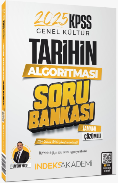 2025 KPSS Tarihin Algoritması Soru Bankası Çözümlü İndeks Akademi