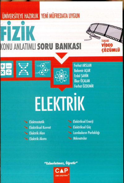TYT-AYT FİZİK ELEKTRİK KONU ANLATIMLI SORU BANKASI Fotokopi GO - Tüm Sınavlarda Daha İleriye