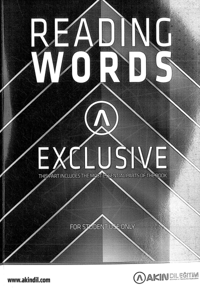 READING WORDS EXCLUSIVE (KATEGORİK KELİME KİTABI) Fotokopi GO - Tüm Sınavlarda Daha İleriye