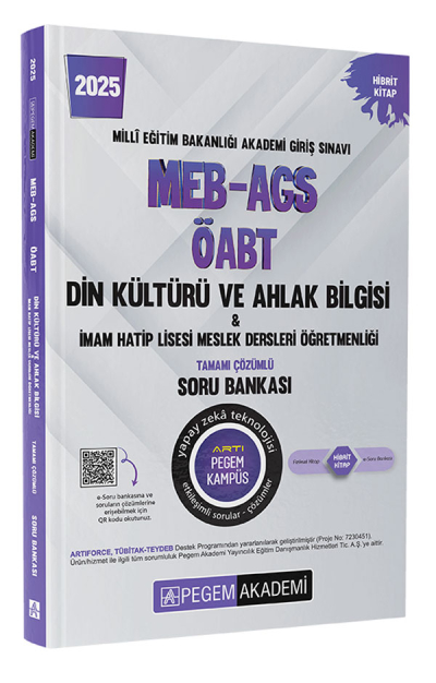 2025 MEB-AGS-ÖABT Din Kültürü ve Ahlak Bilgisi-İmam Hatip Lisesi Mes. Lisesi Tam. Çöz. Soru Bankası Pegem Yayınları Fotokopi GO - Tüm Sınavlarda Daha İleriye