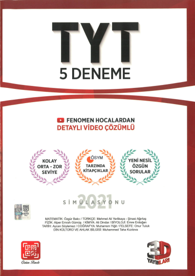 TYT 5'li Paket Deneme