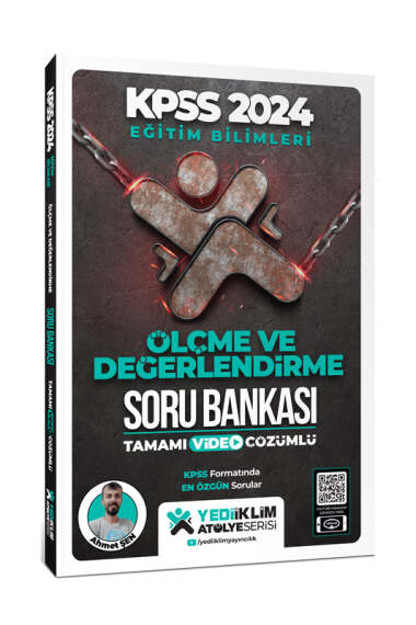 2024 Eğitim Bilimleri Atölye Serisi Ölçme Ve Değerlendirme Tamamı Video Çözümlü Soru Bankası Fotokopi GO - Tüm Sınavlarda Daha İleriye