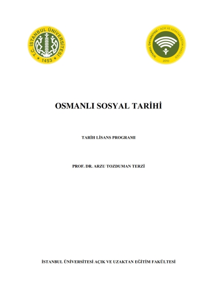 Osmanlı Sosyal Tarihi Fotokopi GO - Tüm Sınavlarda Daha İleriye