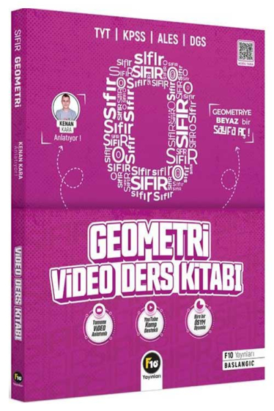 Kenan Kara ile Sıfırdan Geometri Video Ders Kitabı Fotokopi GO - Tüm Sınavlarda Daha İleriye