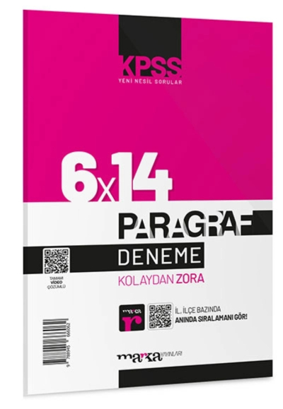 6x14 Paragraf Tamamı Video Çözümlü Deneme 2024 KPSS Yeni Nesil Fotokopi GO - Tüm Sınavlarda Daha İleriye
