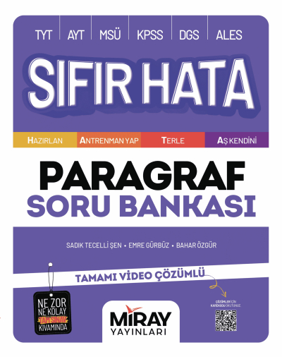 Sıfır Hata Paragraf Soru Bankası Fotokopi GO - Tüm Sınavlarda Daha İleriye