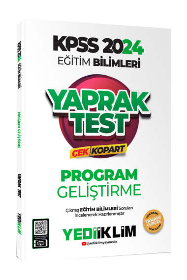 2024 KPSS Eğitim Bilimleri Program Geliştirme Çek Kopart Yaprak Test Fotokopi GO - Tüm Sınavlarda Daha İleriye