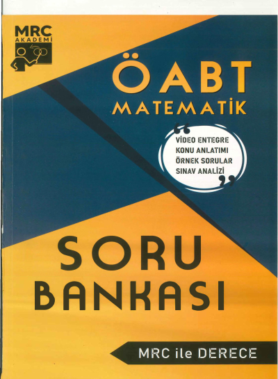 ÖABT İLKÖĞRETİM MATEMATİK SORU BANKASI MRC İLE DERECE Fotokopi GO - Tüm Sınavlarda Daha İleriye