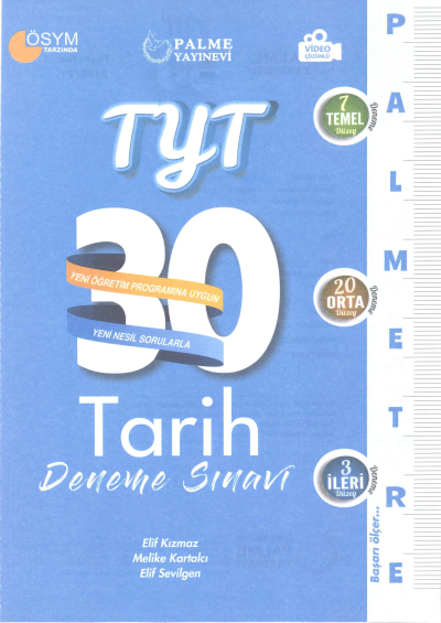 TYT Tarih Palmetre Serisi 30 Deneme Fotokopi GO - Tüm Sınavlarda Daha İleriye