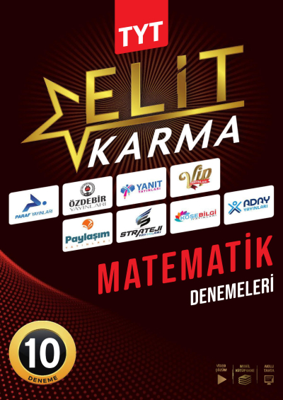 TYT Matematik Elit Karma 10 Deneme Video Çözümlü Paraf Yayınları Fotokopi GO - Tüm Sınavlarda Daha İleriye