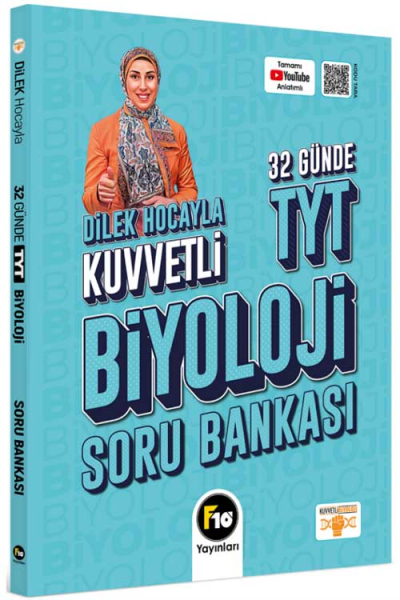 Dilek Hocayla 32 Günde TYT Biyoloji Soru Bankası Fotokopi GO - Tüm Sınavlarda Daha İleriye