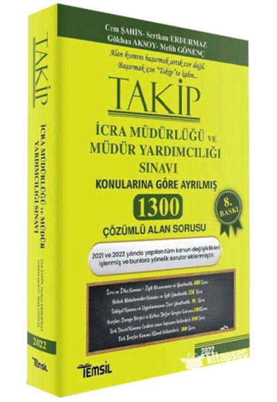 İCRA MÜDÜRLÜĞÜ VE MÜDÜR YARDIMCILIĞI SINAVI KONULARINA GÖRE AYRILMIŞ 1300 ÇÖZÜMLÜ ALAN SORUSU Fotokopi GO - Tüm Sınavlarda Daha İleriye