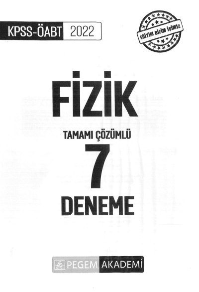 TAMAMI ÇÖZÜMLÜ 7 DENEME Fotokopi GO - Tüm Sınavlarda Daha İleriye