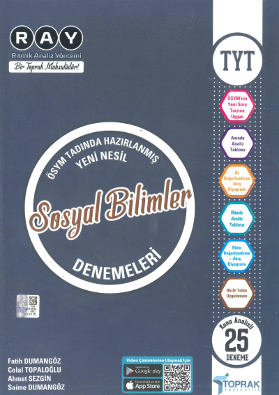 TYT Sosyal Bilimler RAY Konu Analizli 25 Deneme Fotokopi GO - Tüm Sınavlarda Daha İleriye