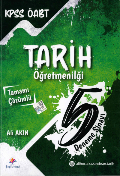 ÖABT TARİH TAMAMI ÇÖZÜMLÜ 5 DENEME Fotokopi GO - Tüm Sınavlarda Daha İleriye