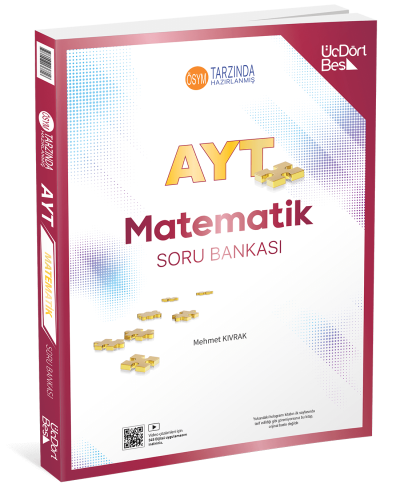 2025 AYT Matematik Soru Bankası Üç Dört Beş Yayınları Fotokopi GO - Tüm Sınavlarda Daha İleriye