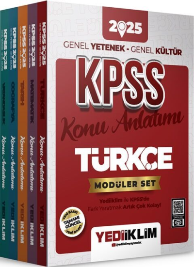 Yediiklim Yayınları 2025 KPSS Genel Yetenek Genel Kültür Konu Anlatımlı MATEMATİK