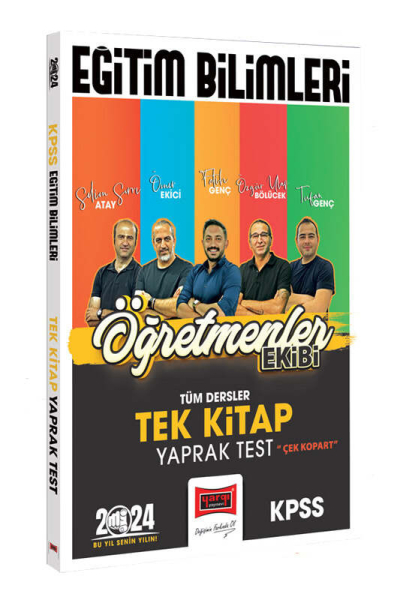 2024 KPSS Eğitim Bilimleri Öğretmenler Ekibi Tek Kitap Tüm Dersler Yaprak Test Fotokopi GO - Tüm Sınavlarda Daha İleriye
