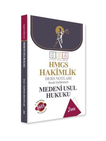Çıkmış Soru Analizli Medeni Usul Hukuku Hakimlik Ders Notları Yetki Yayınları Fotokopi GO - Tüm Sınavlarda Daha İleriye