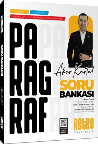 Aker Kartal Tüm Sınavlar İçin Paragraf Soru Bankası Retro Yayıncılık Fotokopi GO - Tüm Sınavlarda Daha İleriye