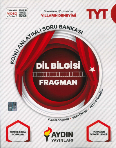 TYT Dil Bilgisi Soru Bankası Aydın Yayınları Fotokopi GO - Tüm Sınavlarda Daha İleriye