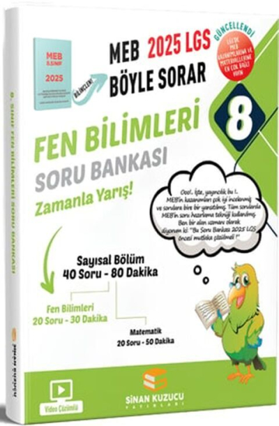 8. Sınıf LGS Fen Bilimleri Soru Bankası Sinan Kuzucu Fotokopi GO - Tüm Sınavlarda Daha İleriye