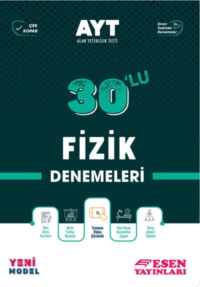 AYT 30'lu Fizik Denemeleri Fotokopi GO - Tüm Sınavlarda Daha İleriye