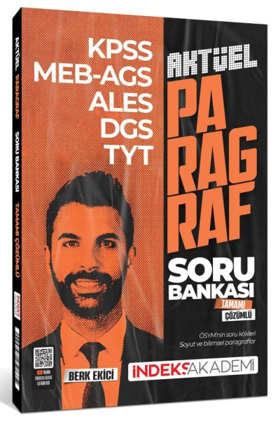 2025 KPSS MEB-AGS ALES DGS TYT Aktüel Paragraf Soru Bankası Çözümlü İndeks Akademi Yayıncılık Fotokopi GO - Tüm Sınavlarda Daha İleriye