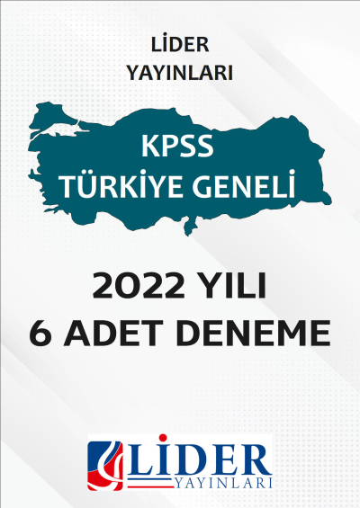 LİDER 6 ADET DENEME Fotokopi GO - Tüm Sınavlarda Daha İleriye