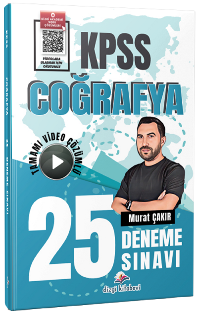 KPSS Coğrafya 25 Deneme Çözümlü Dizgi Kitap Fotokopi GO - Tüm Sınavlarda Daha İleriye