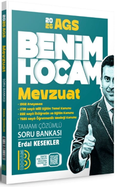2026 KPSS AGS Mevzuat Tamamı Çözümlü Soru Bankası Benim Hocam Yayınları