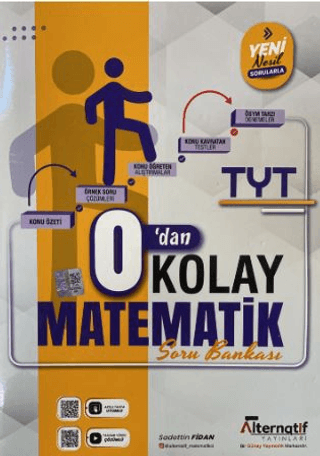 TYT 0'dan Kolay Matematik Soru Bankası Alternatif Yayıncılık Fotokopi GO - Tüm Sınavlarda Daha İleriye