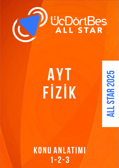 ALL STAR AYT FİZİK Konu Anlatım (1-2-3 Hepsi Bir Arada) Fotokopi GO - Tüm Sınavlarda Daha İleriye