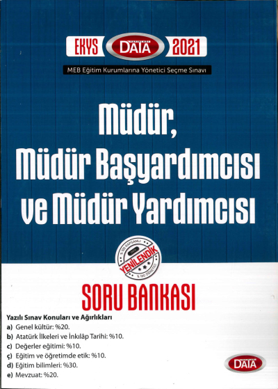 MÜDÜR, MÜDÜR BAŞYARDIMCISI VE MÜDÜR YARDIMCISI SORU BANKASI Fotokopi GO - Tüm Sınavlarda Daha İleriye